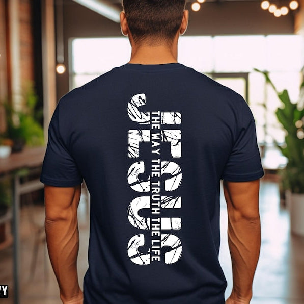 Mens Christian T Shirt Jesus The Way The Truth The Life Shirt Bible Verse Tee Faith Based Clothing Religious Gift For Him Jesus Shirt 1750306079562.jpg