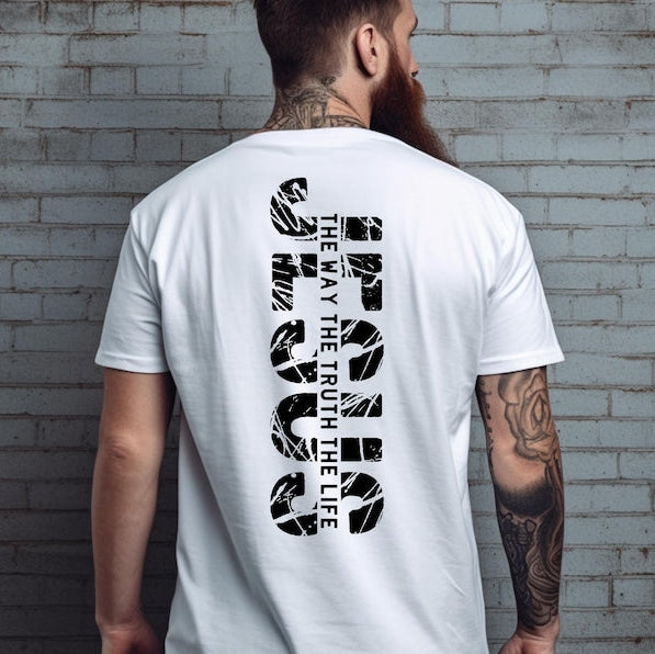 Mens Christian T Shirt Jesus The Way The Truth The Life Shirt Bible Verse Tee Faith Based Clothing Religious Gift For Him Jesus Shirt 1750306079605.jpg