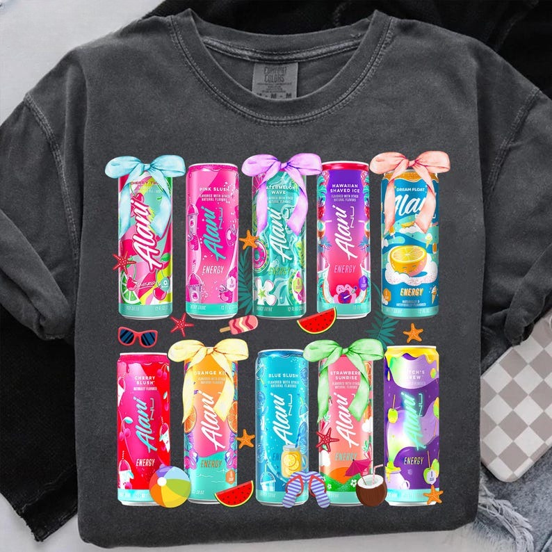 Coquette Bow Summer Drink T Shirt Juice Shirt Funny Trendy T Shirt Energy Drink Shirt Coquette Bow Shirt Summer Vibes Shirt Hot Summer T Shirt 1750318538915.jpg