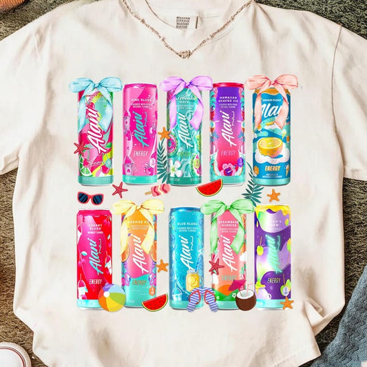 Coquette Bow Summer Drink T Shirt Juice Shirt Funny Trendy T Shirt Energy Drink Shirt Coquette Bow Shirt Summer Vibes Shirt Hot Summer T Shirt 1750318538946.jpg