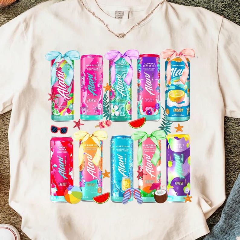 Coquette Bow Summer Drink T Shirt Juice Shirt Funny Trendy T Shirt Energy Drink Shirt Coquette Bow Shirt Summer Vibes Shirt Hot Summer T Shirt 1750318538946.jpg