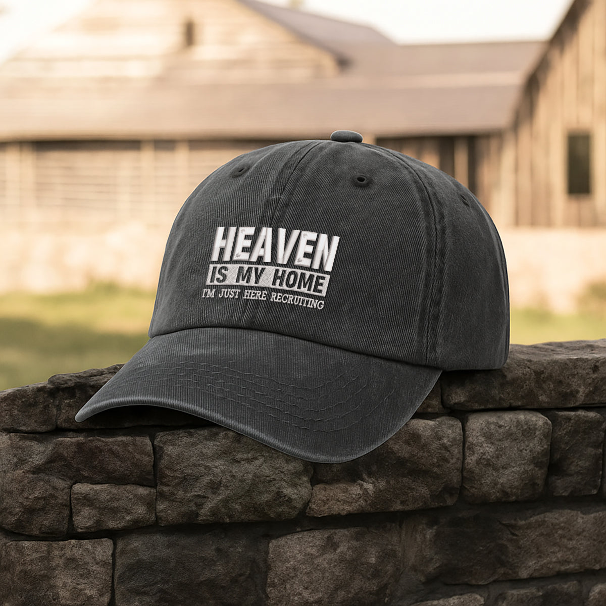 Heaven Is My Home Embroidered Cap 1750321096755.jpg