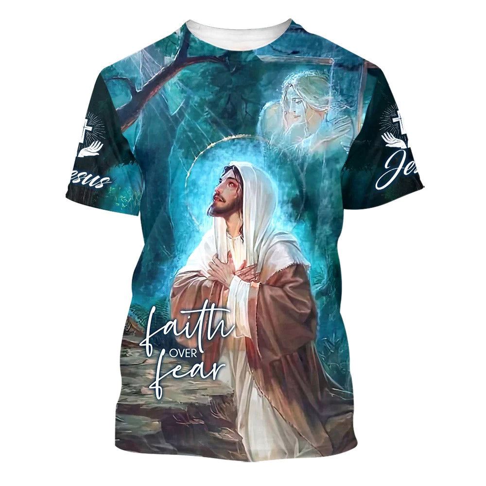 Jesus Picture Faith Over Fear All Over Print 3d T Shirt For Men And Women Christian T Shirt Faith Shirt 1750384747699.jpg