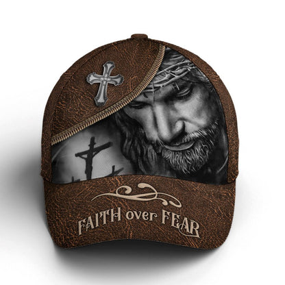 Classic Leather Style Faith Over Fear All Over Print Baseball Cap God Cap Gift Ideas For Male 1750385450151.jpg