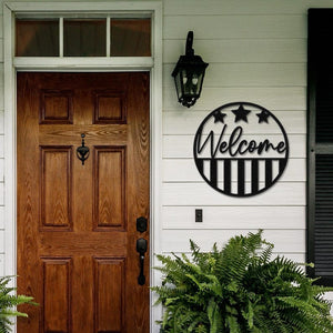 Welcome Sign Metal Wall Art Porch Sign Metal House Plaque Address Sign Colorful Outdoor 1750470765784.jpg
