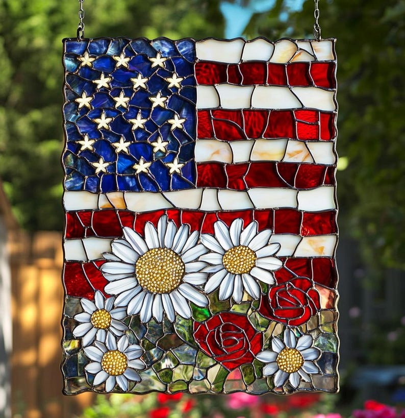 American Flag Eagle Acrylic Suncatcher Patriotic Window Decor 4th Of July Gift Faux Stained Glass Ornament Veteran Independence Day 1750471038237.jpg