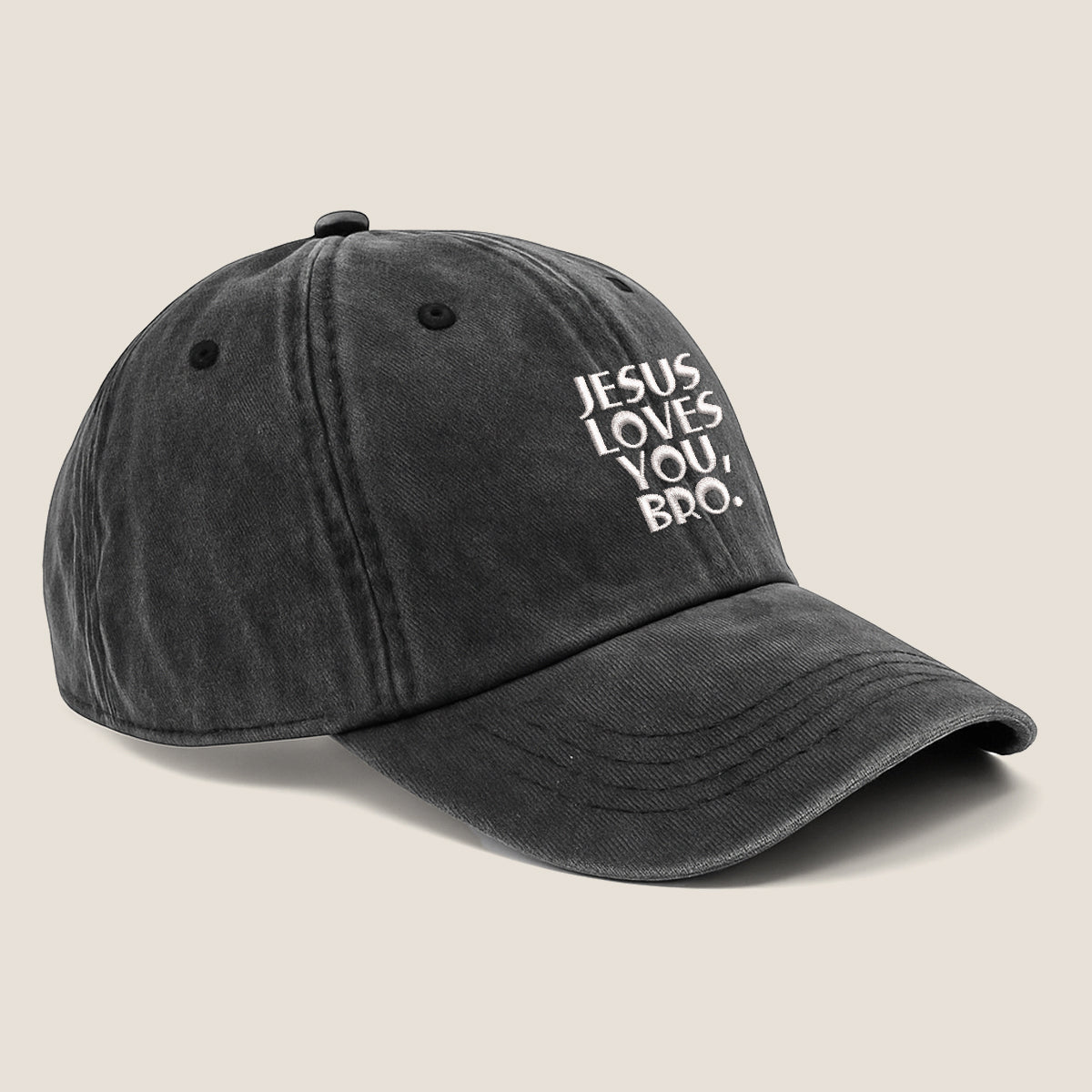 Jesus Loves You Bro Embroidered Cap 1750757052937.jpg
