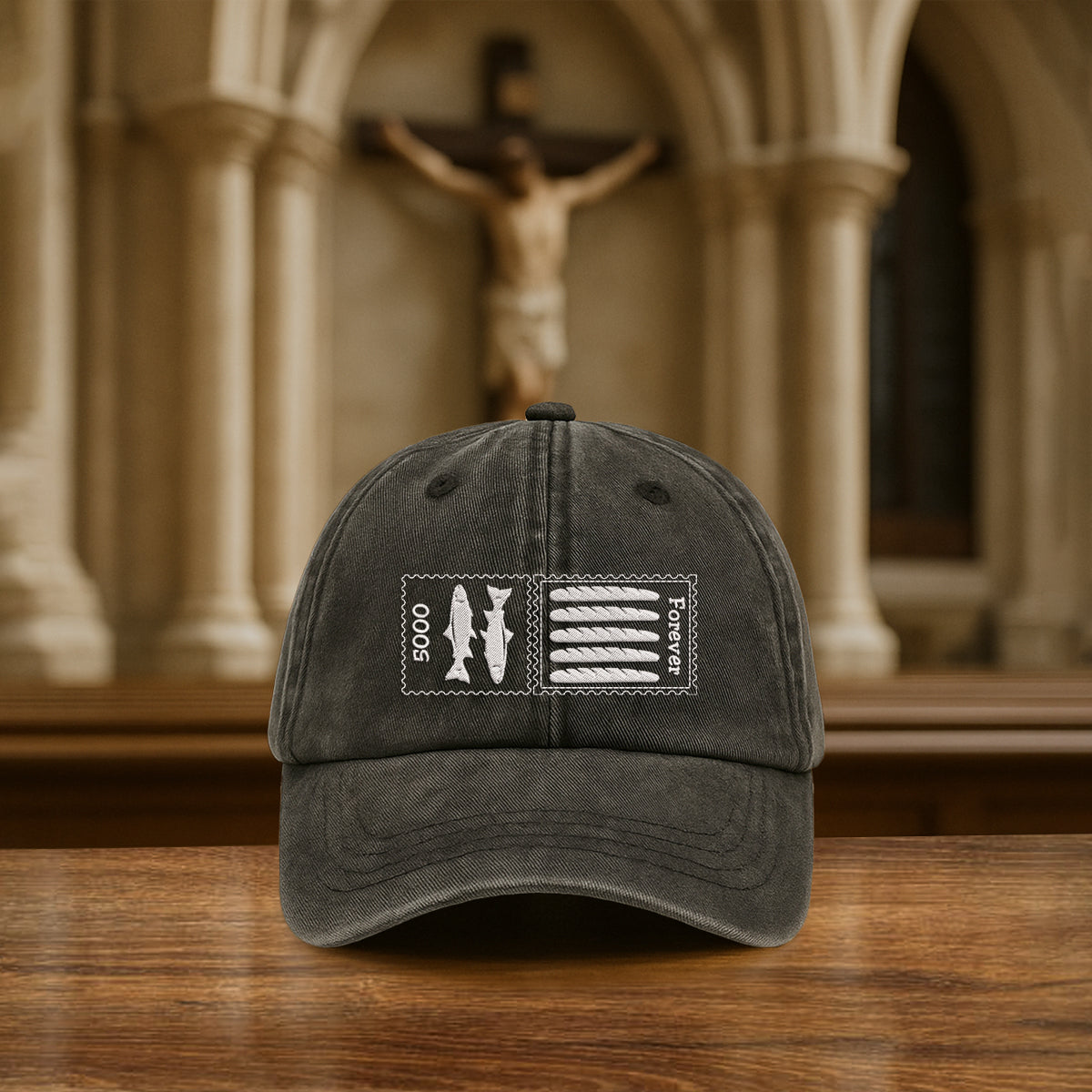 Fed The Five Thousands Embroidered Cap 1750757430207.jpg