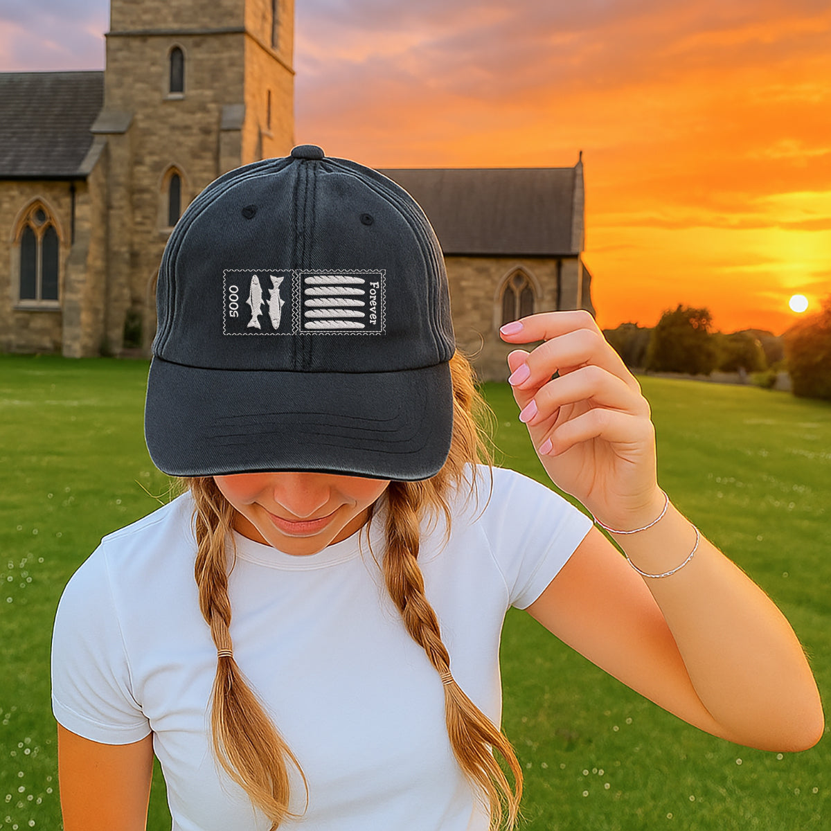 Fed The Five Thousands Embroidered Cap 1750757430244.jpg