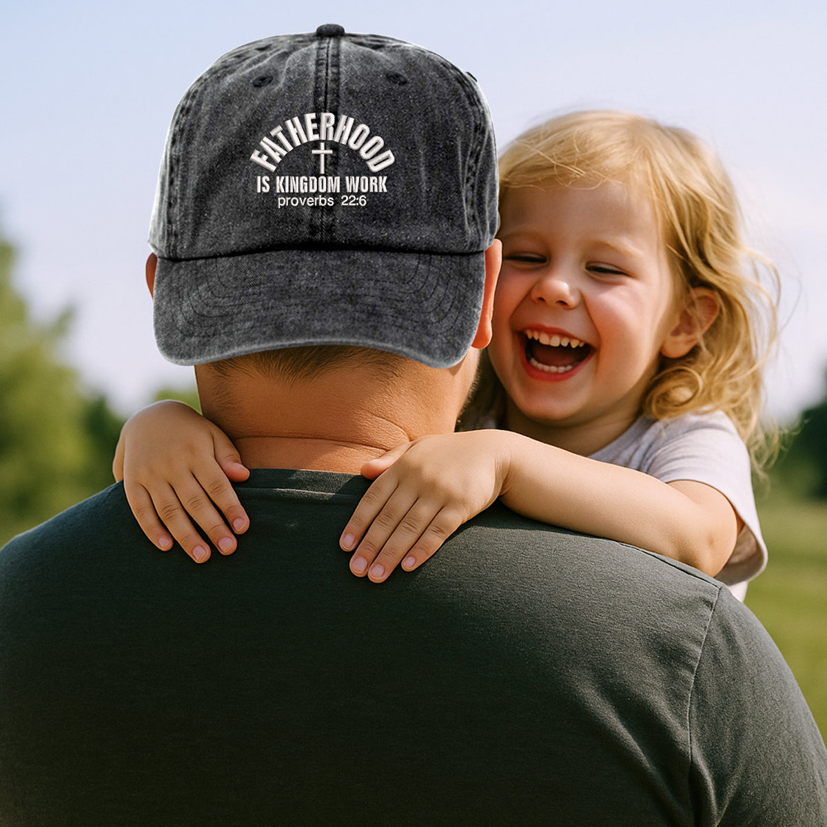 Fatherhood Is Kingdom Work Embroidered Cap 1750757487147.jpg
