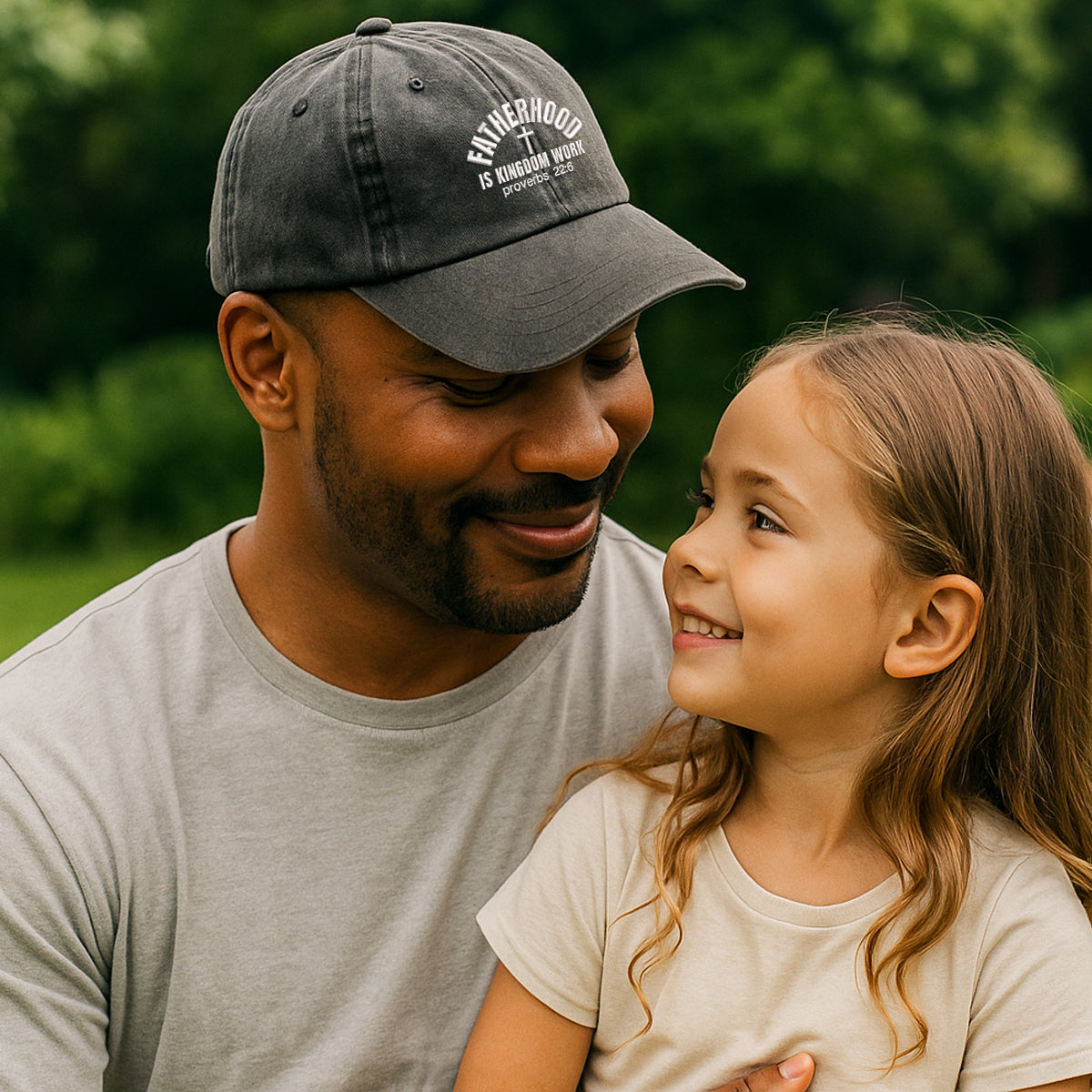 Fatherhood Is Kingdom Work Embroidered Cap 1750757487181.jpg