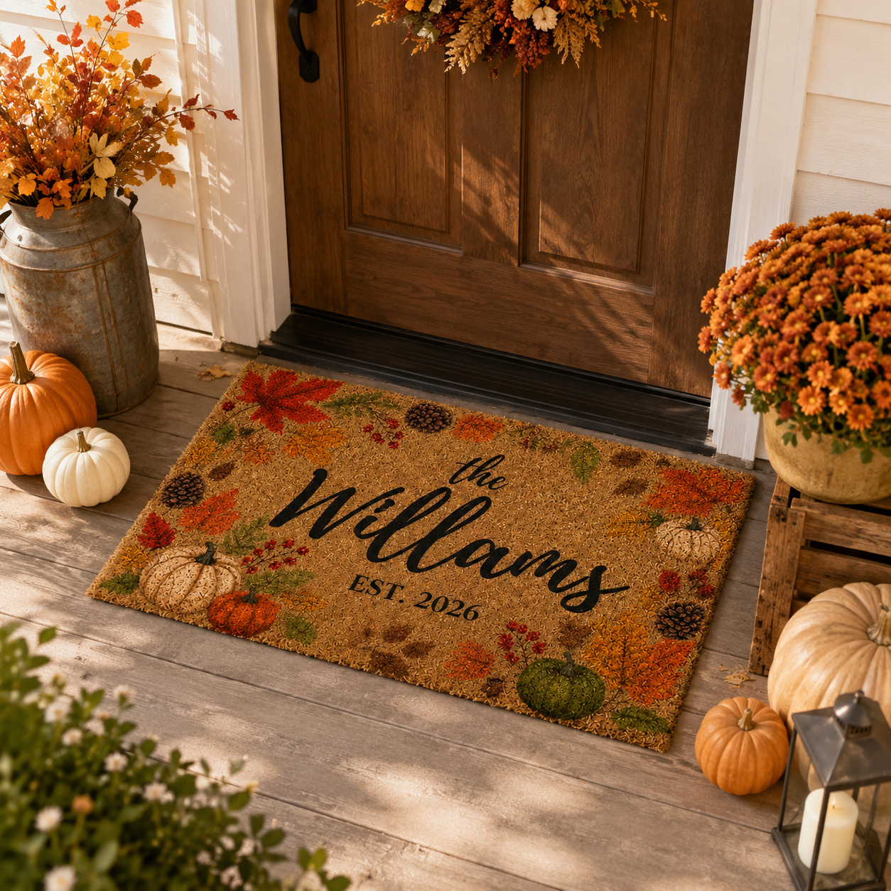 Personalized Fall Doormat, Custom Family Name Welcome Mat, Autumn Leaves Coir Door Mat, Housewarming Gift 1750800f-298a-408d-9072-2db4180edb23-8ef871b3-283a-415d-9ba4-3af08a45c5c9.png