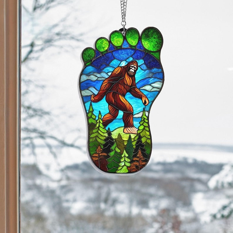 Bigfoot Acrylic Suncatcher Sasquatch Cryptid Window Hanging Home Decoration Bigfoot Lover Cryptozoology Creature Gifts Mystic Lovers 1750818939985.jpg