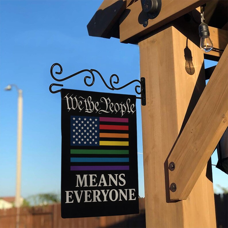 Pride Garden Flag Lgbtq  We The People Means Everyone Yard Flag  Inclusive Outdoor Decor  Equality Flag For Pride Month Celebration 1750904940592.jpg
