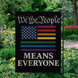 Pride Garden Flag Lgbtq  We The People Means Everyone Yard Flag  Inclusive Outdoor Decor  Equality Flag For Pride Month Celebration 1750904940619.jpg