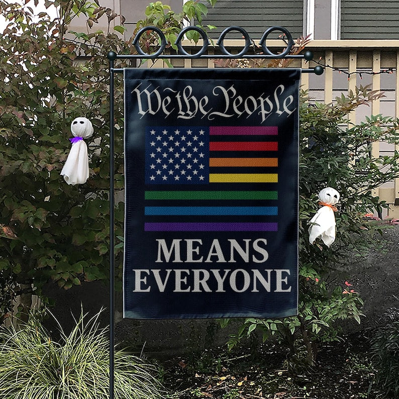 Pride Garden Flag Lgbtq  We The People Means Everyone Yard Flag  Inclusive Outdoor Decor  Equality Flag For Pride Month Celebration 1750904940686.jpg