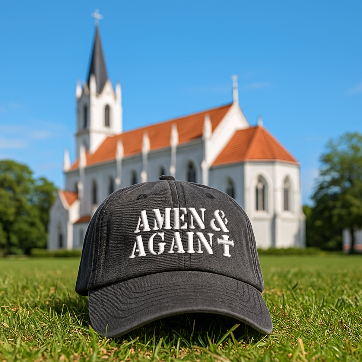 Amen And Again Embroidered Cap 1750927100455.jpg