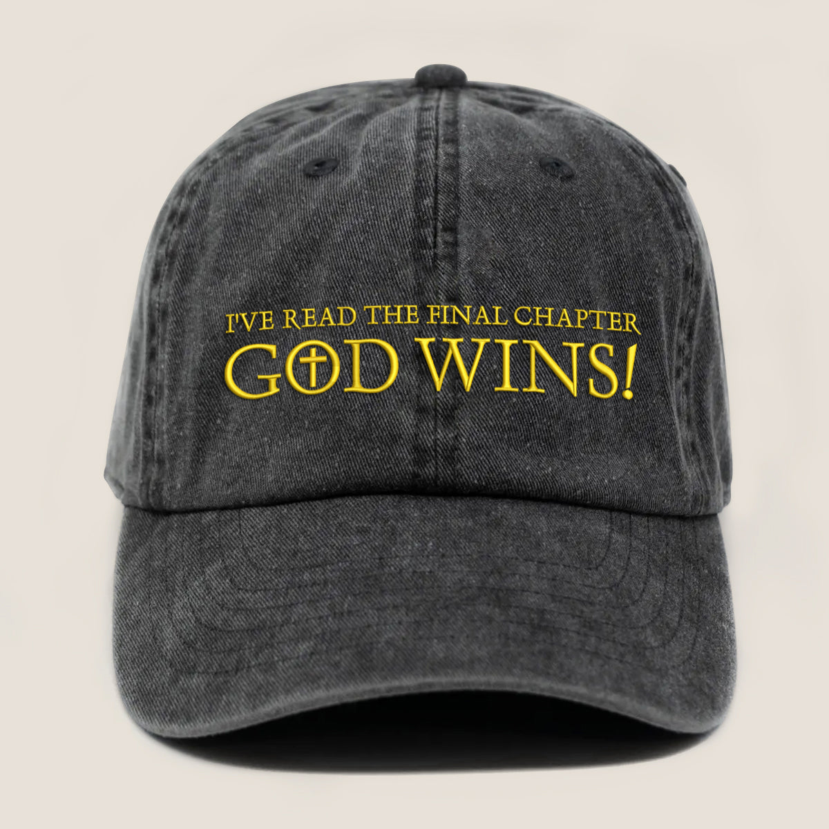 God Wins Embroidered Cap 1750927140752.jpg
