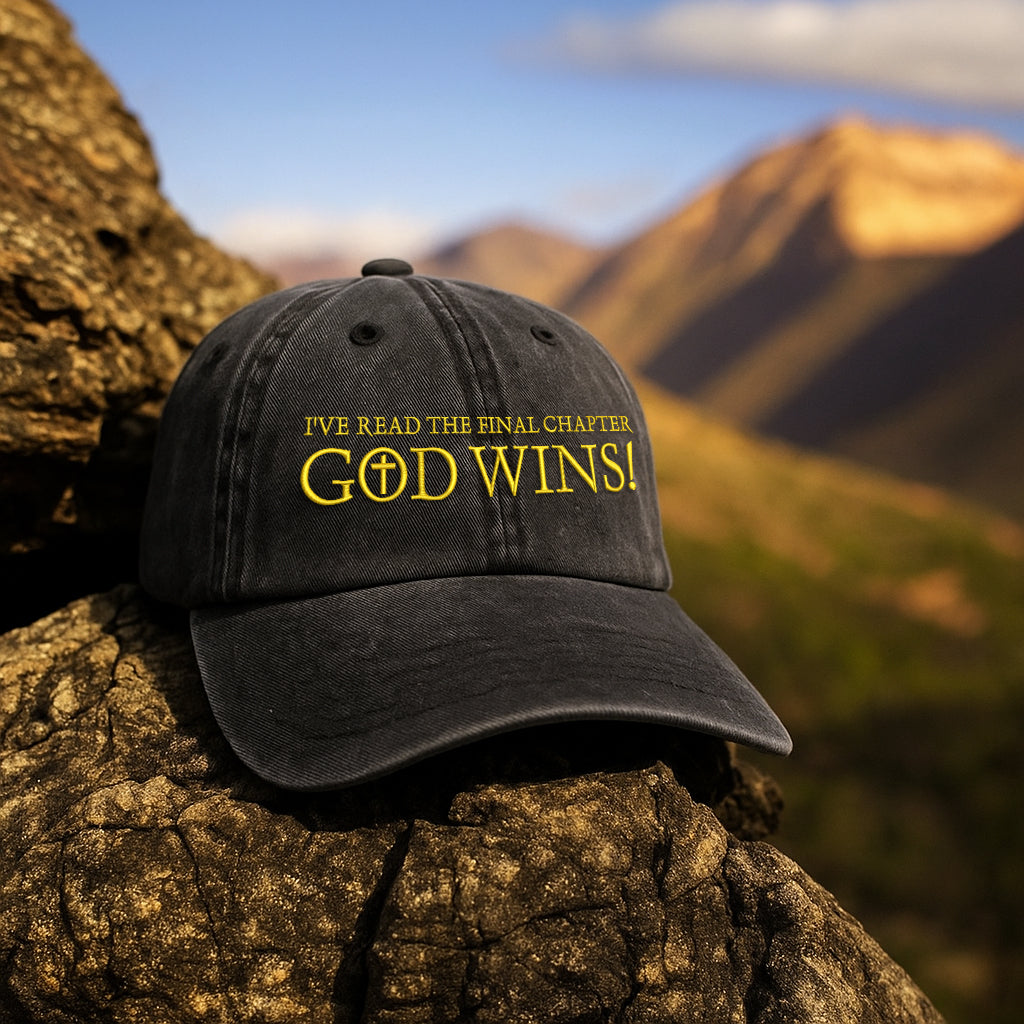 God Wins Embroidered Cap 1750927141395.jpg