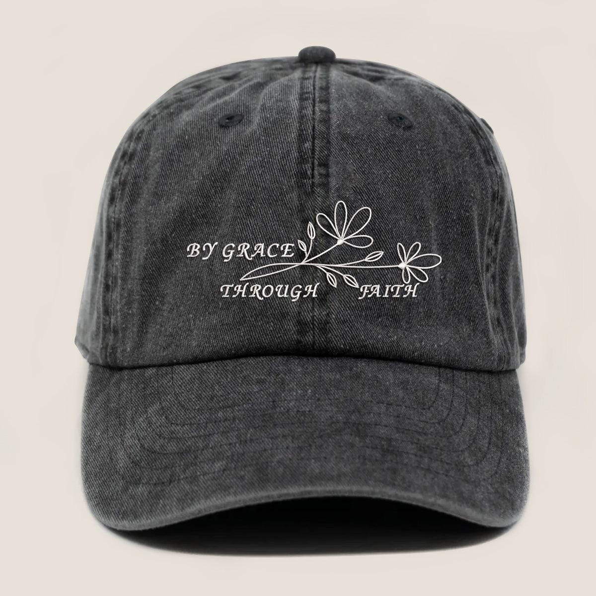 By Grace Through Faith Embroidered Cap 1751431747364.jpg