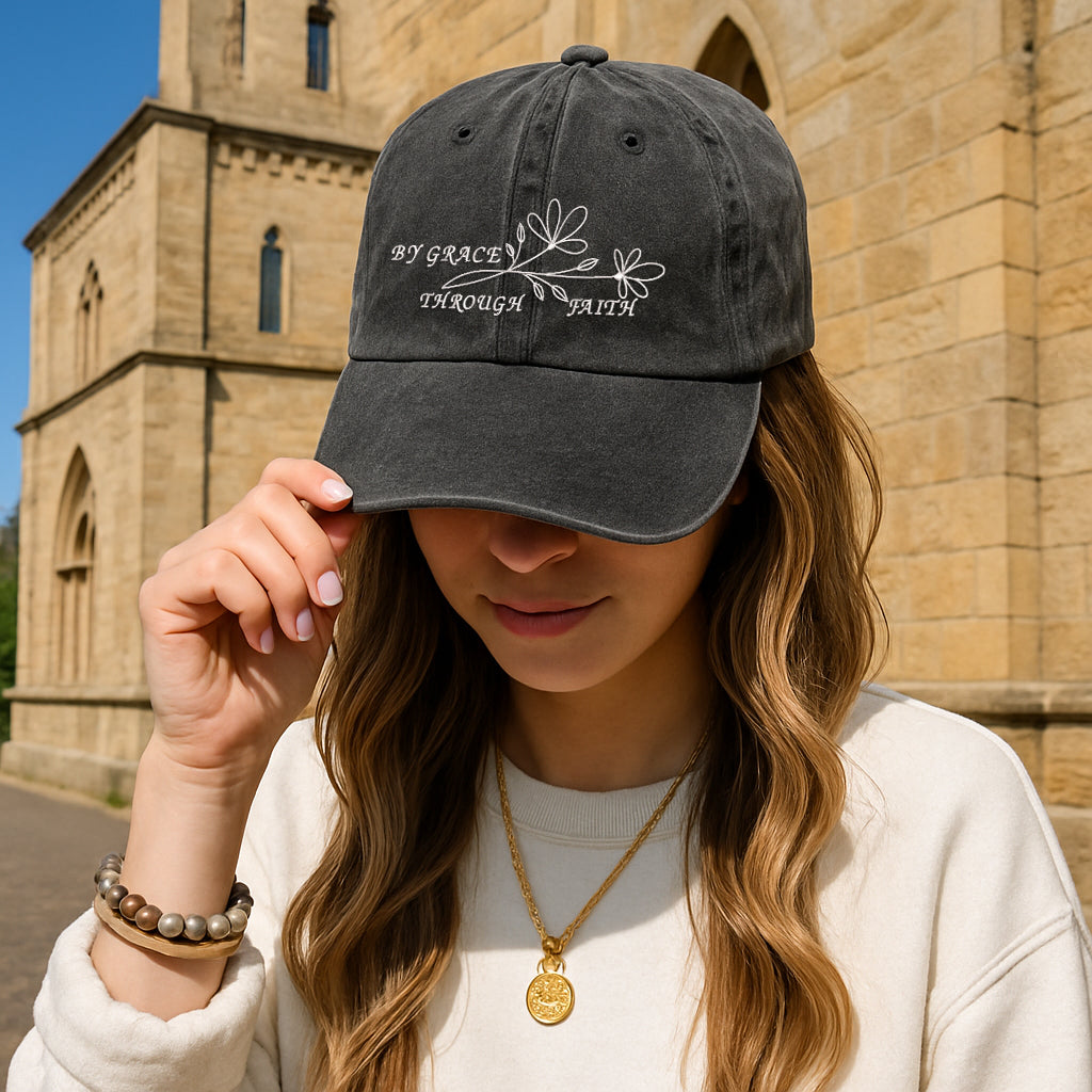 By Grace Through Faith Embroidered Cap 1751431747864.jpg