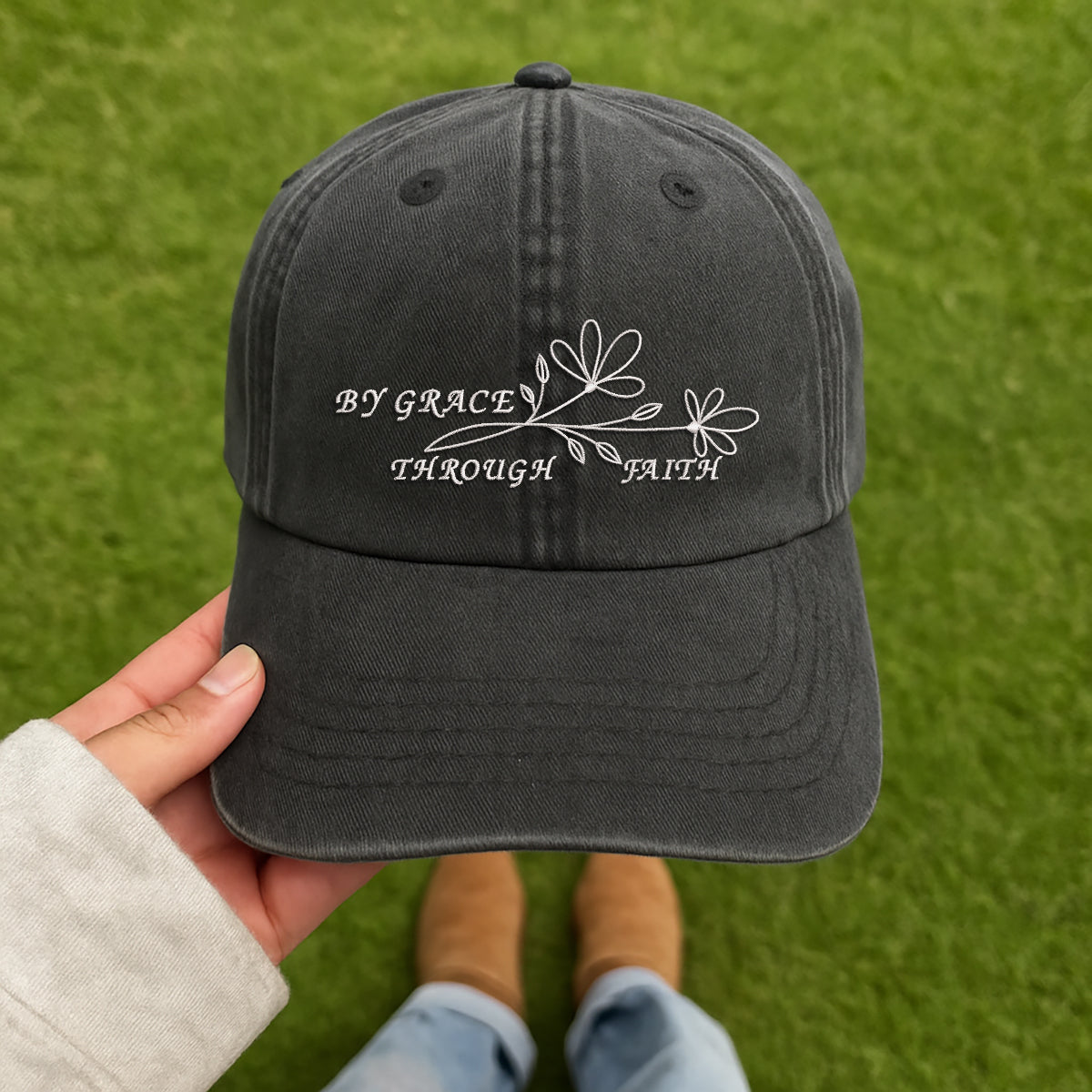 By Grace Through Faith Embroidered Cap 1751431747892.jpg