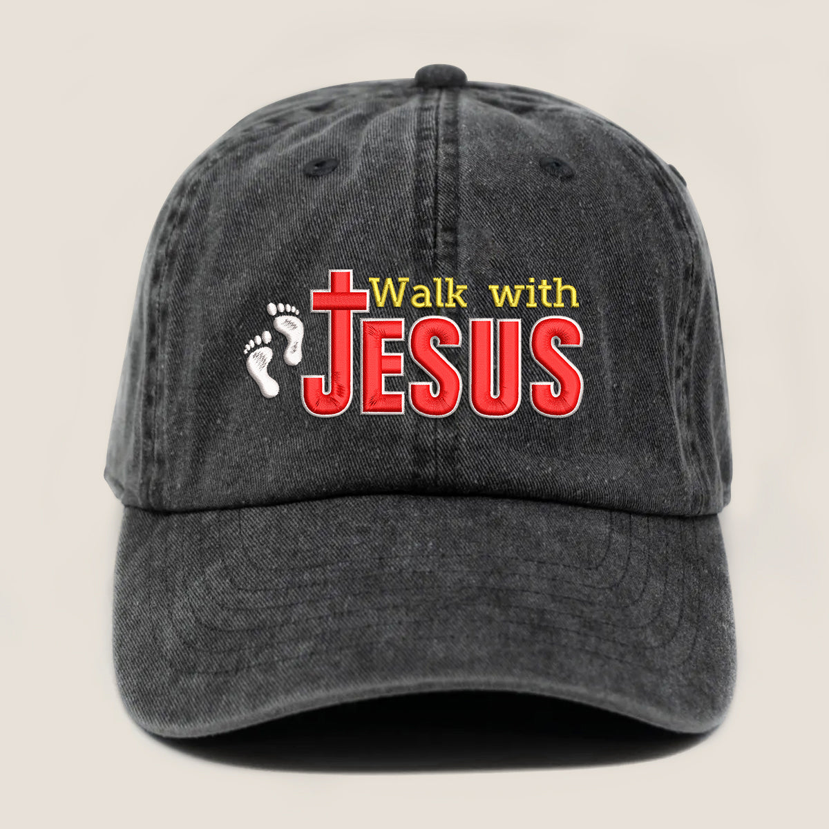 Walk With Jesus Embroidered Cap 1751431889709.jpg