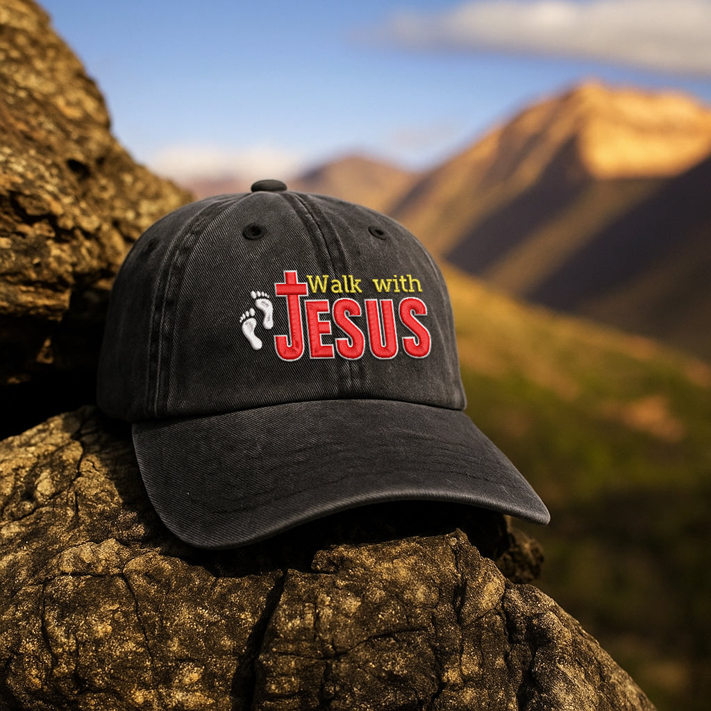 Walk With Jesus Embroidered Cap 1751431889966.jpg
