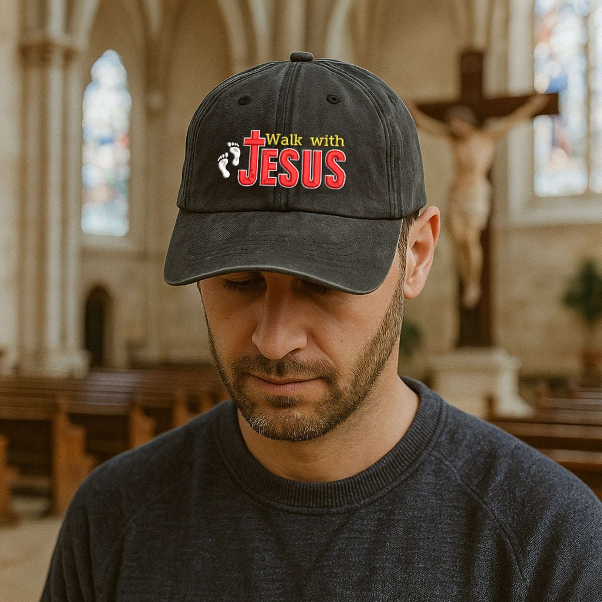 Walk With Jesus Embroidered Cap 1751431890193.jpg
