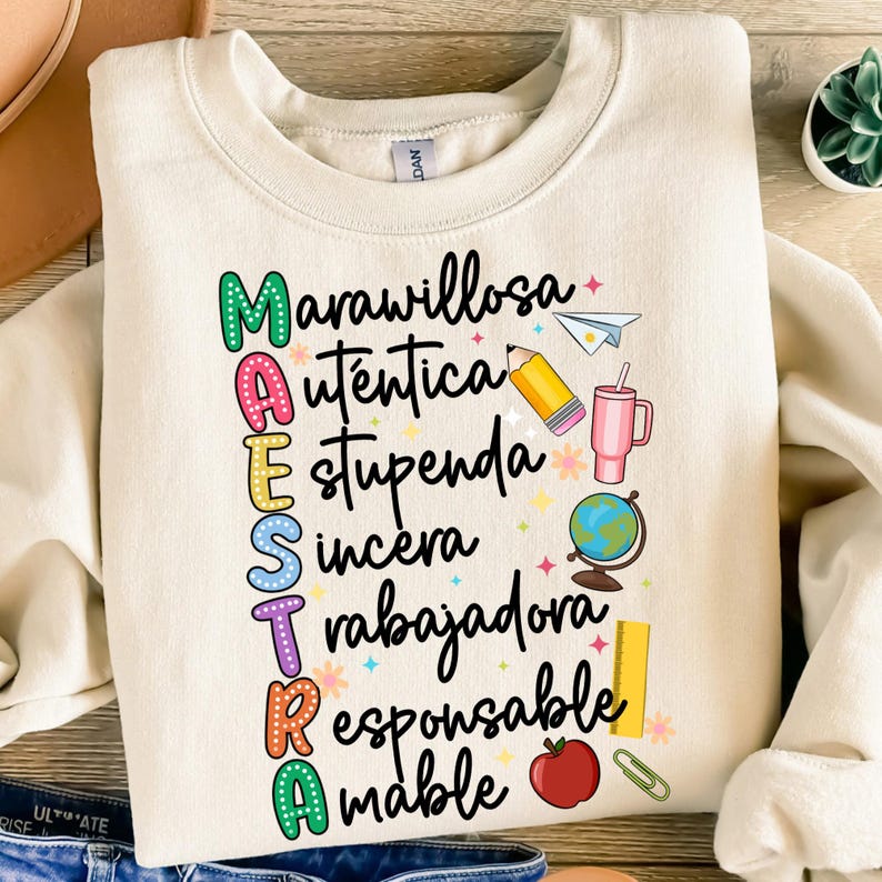 Retro Maestra T Shirt Teachers Day Shirt School Vibes Shirt Teacher Life Sweatshirt Back To School Shirt 1751508755770.jpg