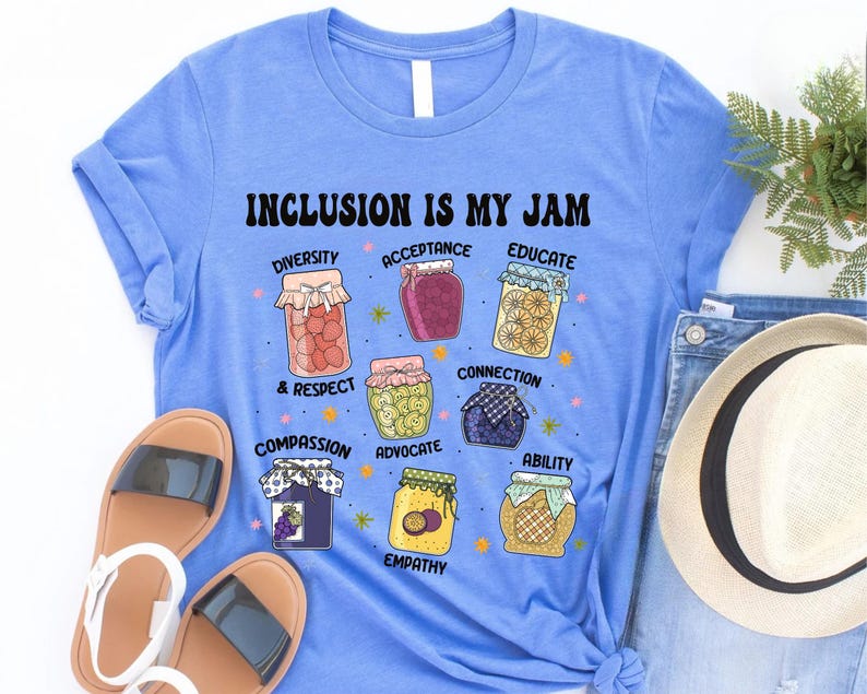 Inclusion Is My Jam Shirt Special Education Teacher Shirt Autism Teacher Gift Para Shirt Para Gift Shirt 1751532460350.jpg