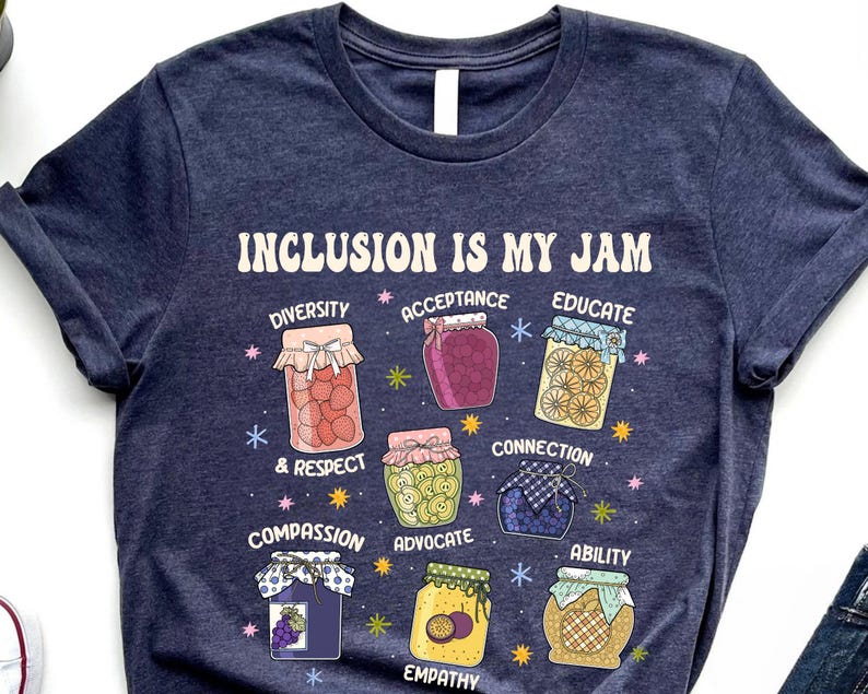 Inclusion Is My Jam Shirt Special Education Teacher Shirt Autism Teacher Gift Para Shirt Para Gift Shirt 1751532460351.jpg