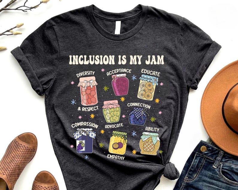 Inclusion Is My Jam Shirt Special Education Teacher Shirt Autism Teacher Gift Para Shirt Para Gift Shirt 1751532460375.jpg