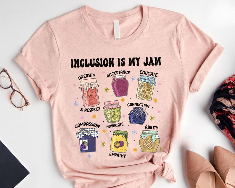 Inclusion Is My Jam Shirt Special Education Teacher Shirt Autism Teacher Gift Para Shirt Para Gift Shirt 1751532460377.jpg