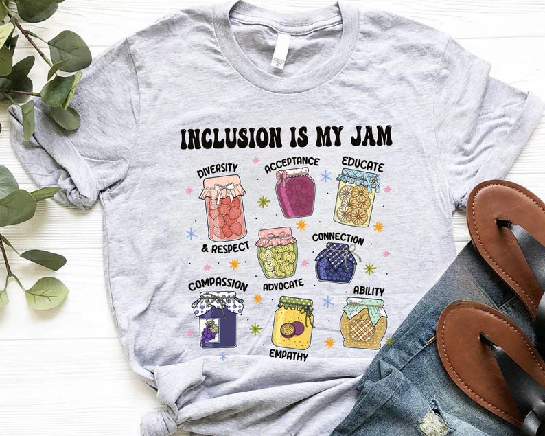 Inclusion Is My Jam Shirt Special Education Teacher Shirt Autism Teacher Gift Para Shirt Para Gift Shirt 1751532460869.jpg