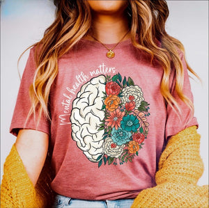 Mental Health Matters Mental Health Shirt School Psychologist Shirt Inspirational Shirts Mental Health Awareness Tee Cute Brain Shirt 1751600142887.jpg