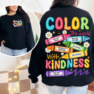 Color The World With Kindness Crayons Shirts Colorful Crayons Back To School 1751946009747.jpg