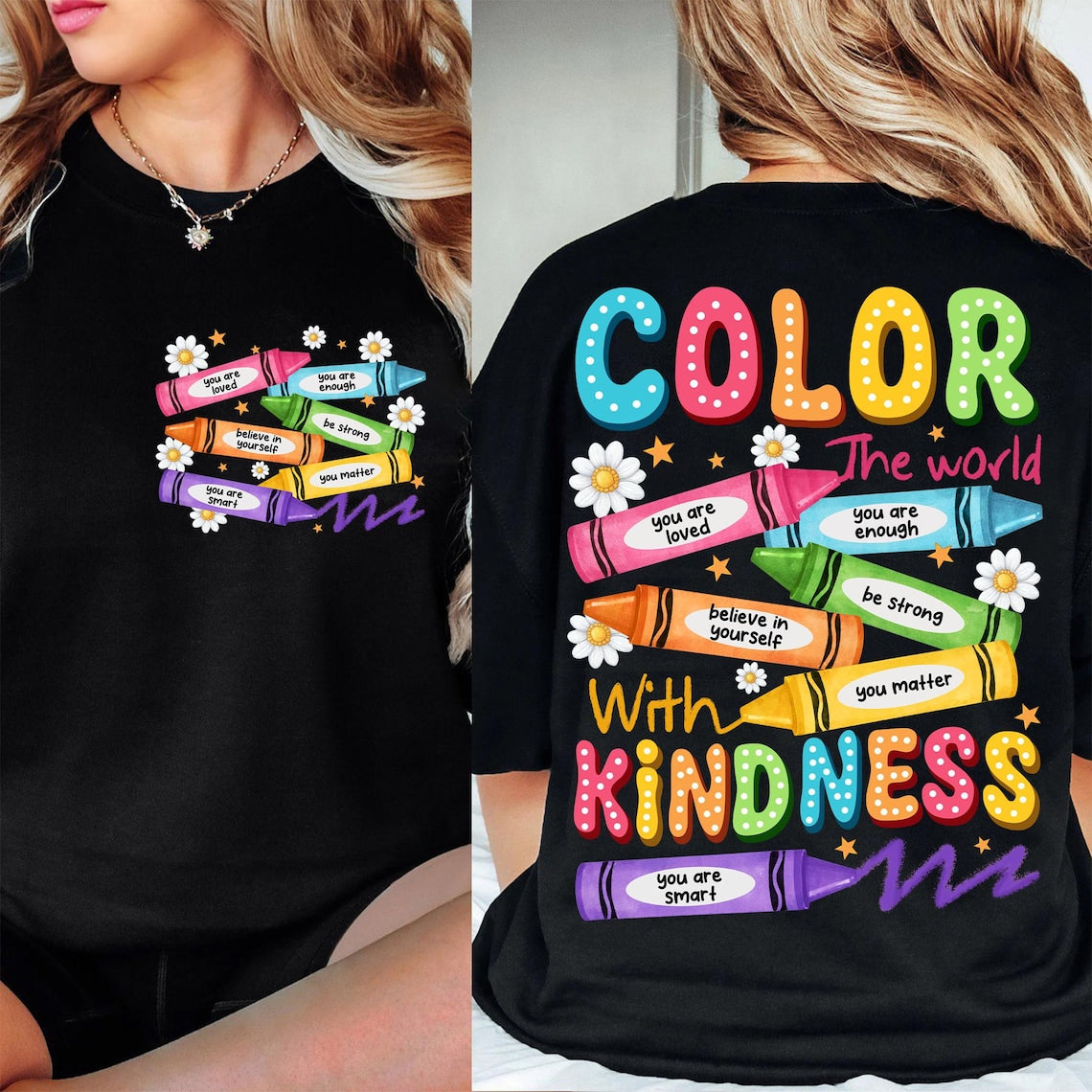 Color The World With Kindness Crayons Shirts Colorful Crayons Back To School 1751946009877.jpg