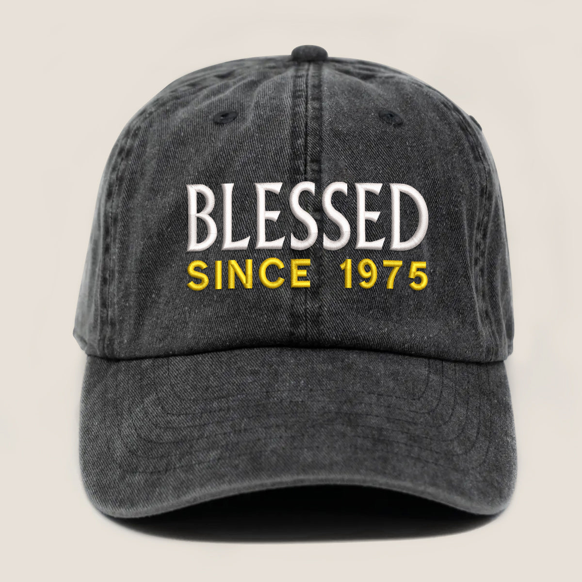 Blessed Since 1975 Embroidered Cap 1752737284205.jpg