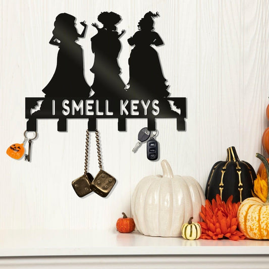Halloween Sanderson Sisters Standing Metal Key Holder   Personalized Halloween Metal Key Hooks   Spooky Witch Sisters   Key Rack Wall Decor 1753499875402.jpg