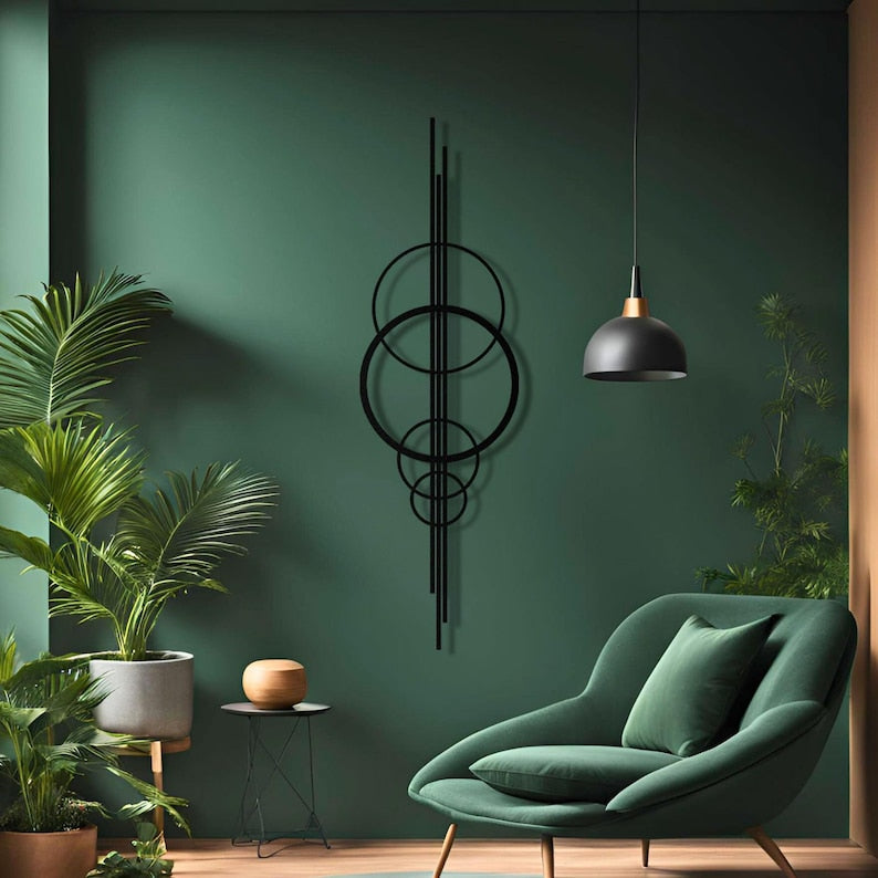Metal Circular Geometric Wall Art   Modern Metal Wall Decor For Living Room Modern Minimalist Wall Hanging For Home  Office Gift For Her 1753692123134.jpg