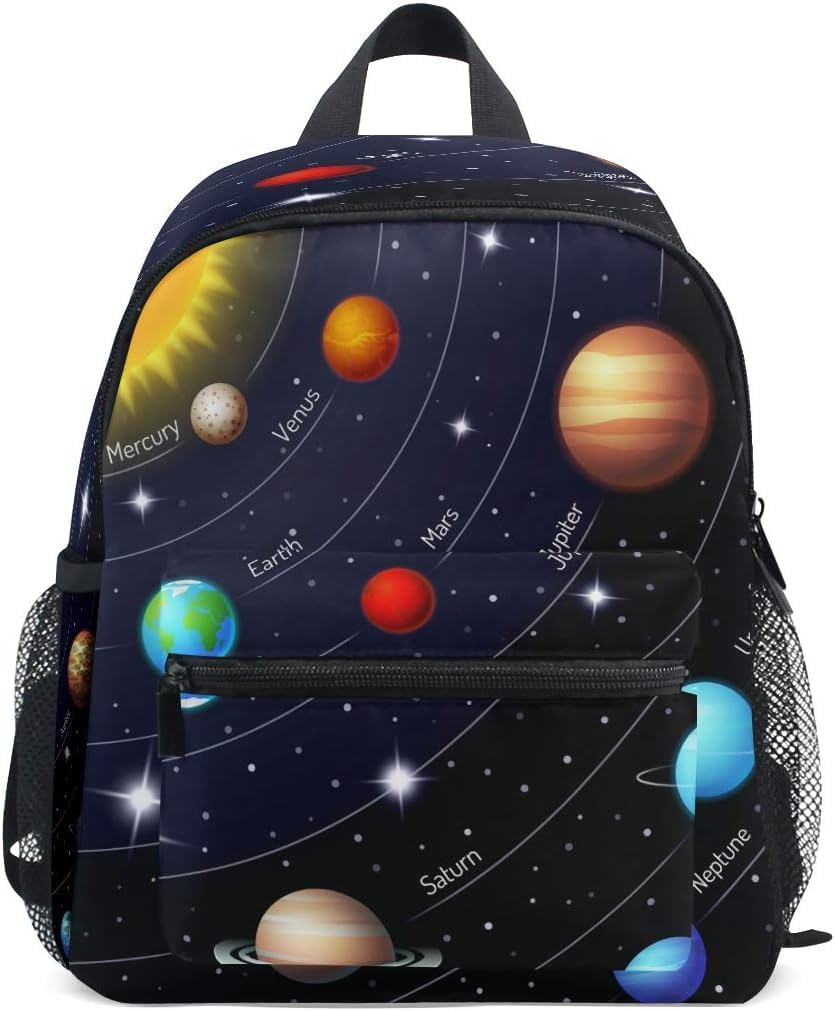 Space Backpack For Kids Neutral Preschool Toddler Backpack Boy Girl Childish Solar System Planets Kids Backpack Kindergarten Children Bag Nursery Junior Primary Student Travel School Bag 1754385977509.jpg