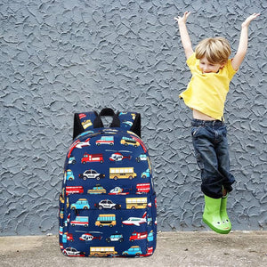 Backpack For Boys Car Pattern Preschool Kindergarten School Backpack Bookbag School Bag 1754386339447.jpg