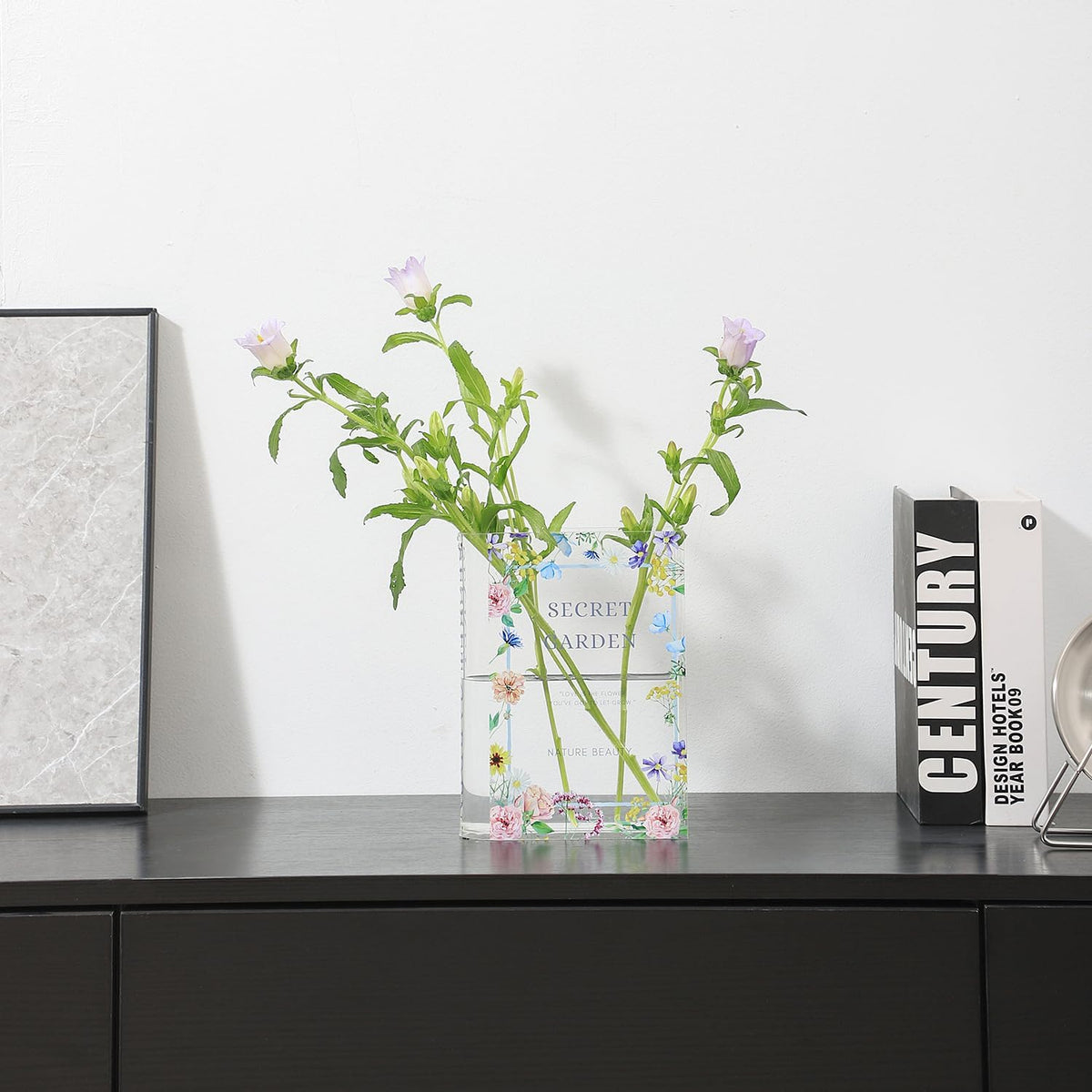 Book Vase Acrylic Book Vase For Flowers Book Flower Vase Clear Book Shaped Vase A Book About Flowers Vase Modern Decorative Vase For Home Office Bedroom Living Room Dining Table 1754534403555.jpg
