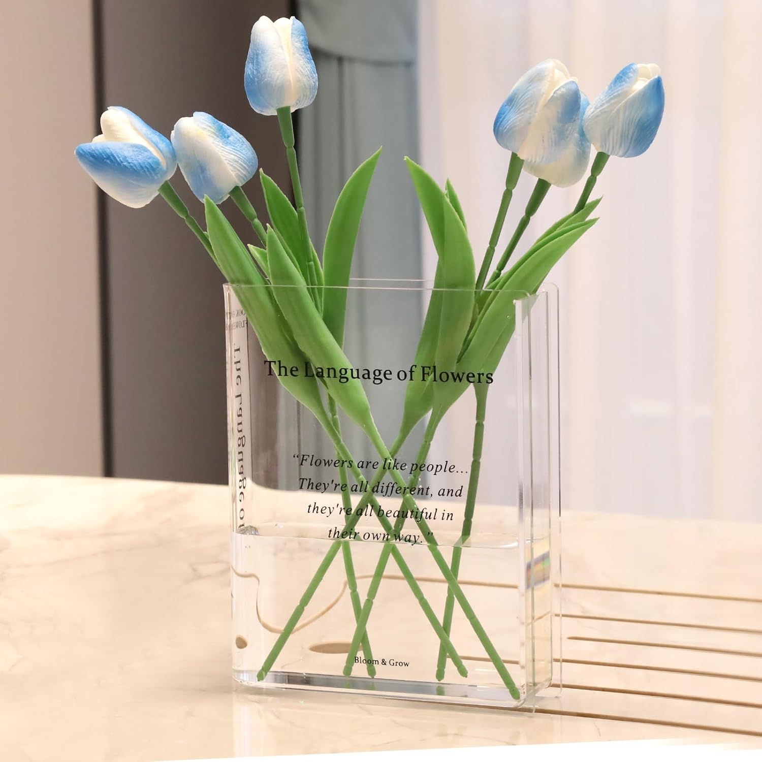 Book Vase For Flowers Home D Corartistic And Cultural Flavor Decorative Acrylic Clear Vase For Home And Officecreative Gifts For Book Lovers 1754534827730.jpg