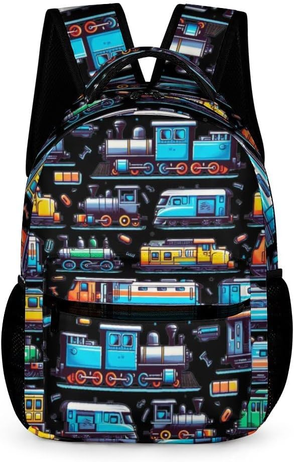 Train School Backpack For Kids Girls Boys Cute Trains Themed Bookbag Personalized Railway School Backpacks For Students Children Lightweight Large Capacity 1754877758470.jpg