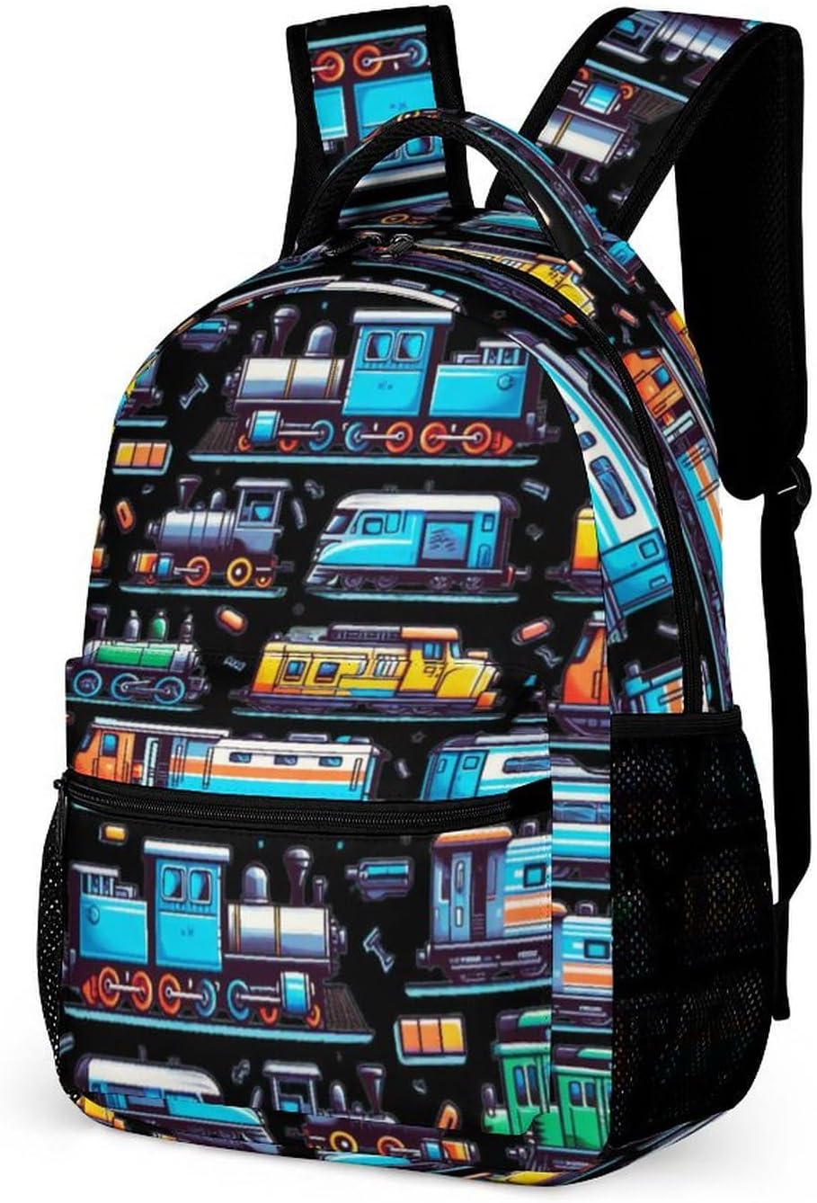 Train School Backpack For Kids Girls Boys Cute Trains Themed Bookbag Personalized Railway School Backpacks For Students Children Lightweight Large Capacity 1754877758477.jpg