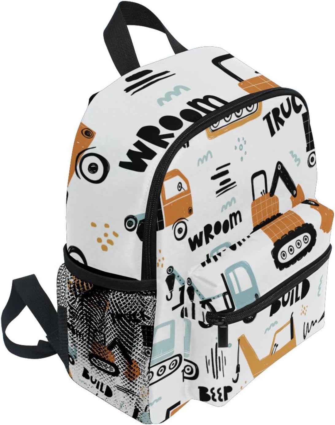 Cute Kids Back Pack Funny Construction Transport Car Todder Backpack Lightweight Preschool Kindergarten Book Bag Practical And Durable Daycare Bag For Traveltoys 1754878009898.jpg