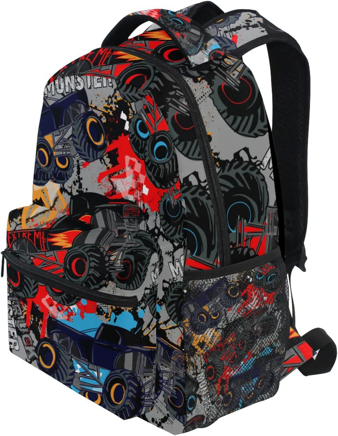 Monster Truck Car Boys Girls Kids School Backpacks Bookbag Elementary School Bag Travel Backpack Daypack 1754879903075.jpg