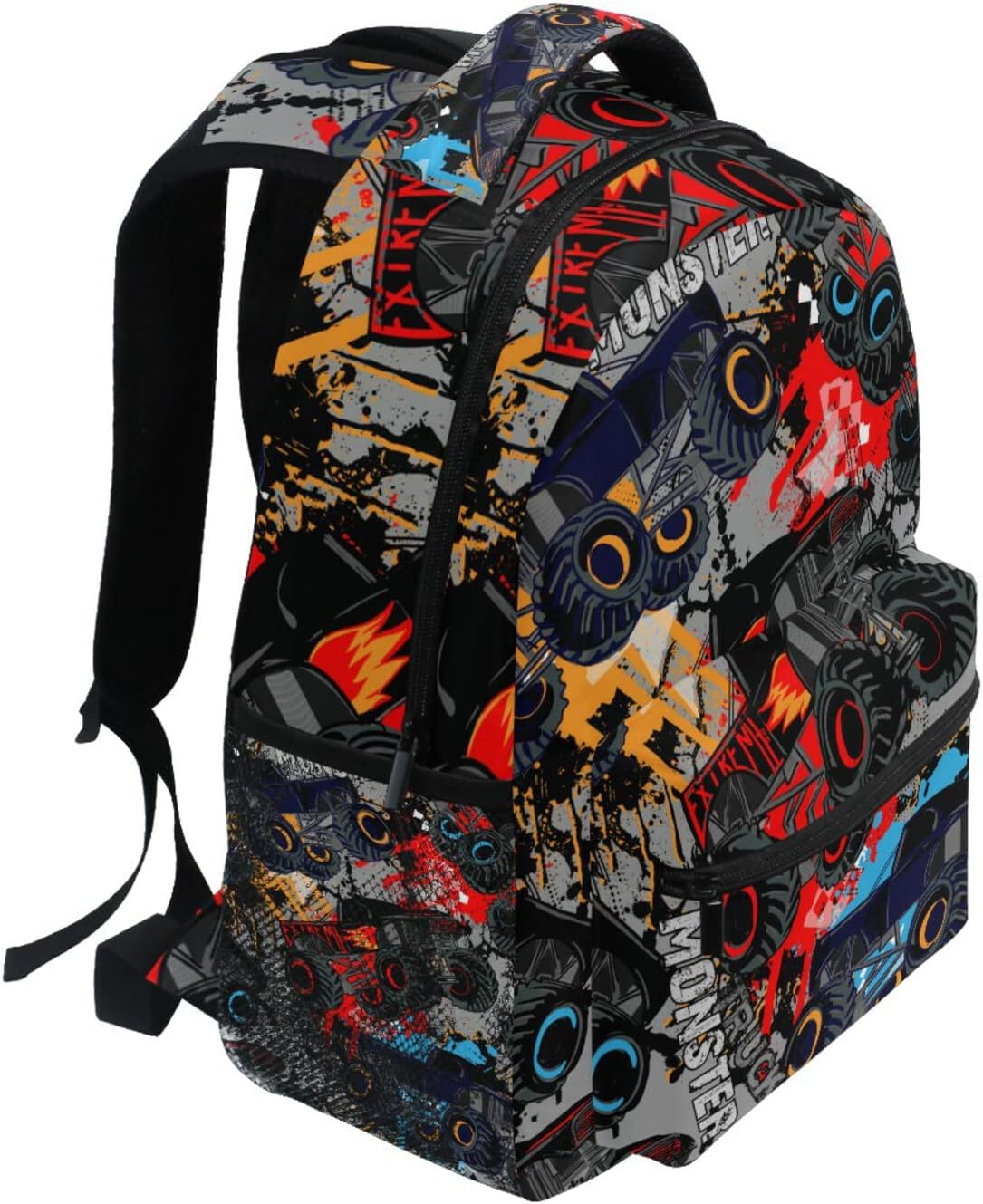 Monster Truck Car Boys Girls Kids School Backpacks Bookbag Elementary School Bag Travel Backpack Daypack 1754879903103.jpg